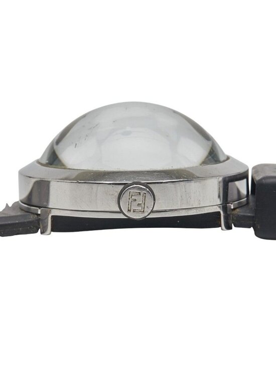 Fendi Bousra 8010 g Silver Black Stainless Steel Rubber main image 6